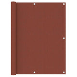 Vidaxl balkonscherm 120x600 cm oxford stof terracotta