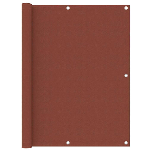 Vidaxl balkonscherm 120x600 cm oxford stof terracotta