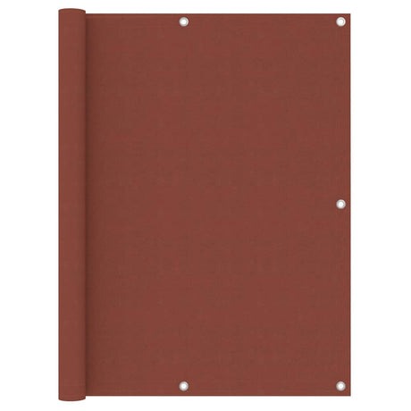 Vidaxl balkonscherm 120x600 cm oxford stof terracotta