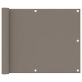 Vidaxl balkonscherm 75x300 cm oxford stof taupe