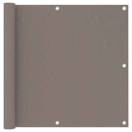 Vidaxl balkonscherm 90x300 cm oxford stof taupe
