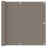 Vidaxl Balkon ekran 90x300 cm Oxford Fabric Taupe