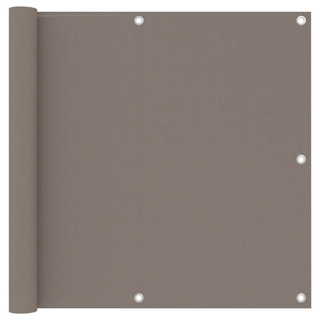Vidaxl balkonscherm 90x300 cm oxford stof taupe