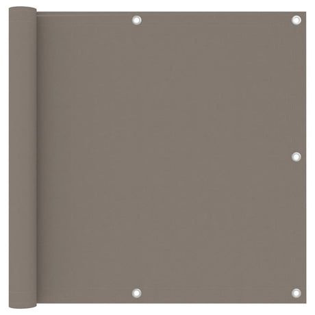 Vidaxl balkonscherm 90x500 cm oxford stof taupe