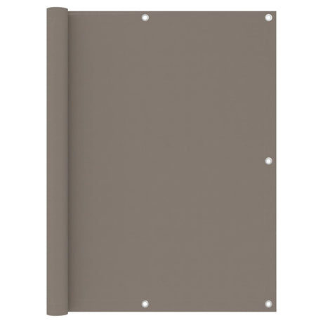 Vidaxl balkonscherm 120x400 cm oxford stof taupe