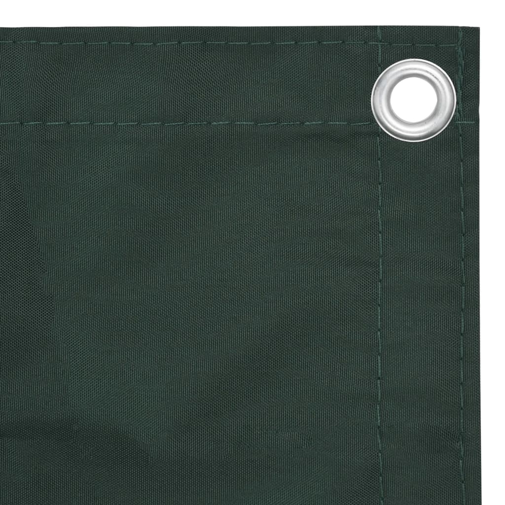 Vidaxl Balkon ekran 75x300 cm Oxford Fabric Dark Green