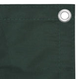 Vidaxl Balkon ekran 75x400 cm Oxford Fabric Dark Green