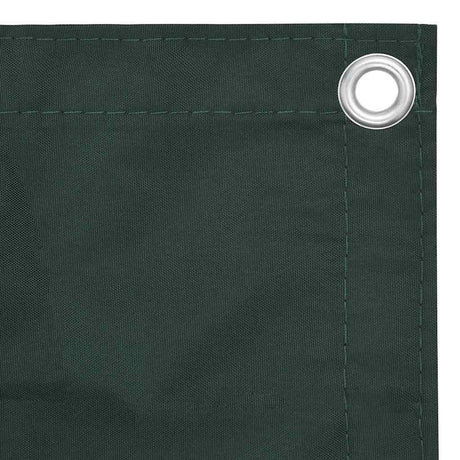 Vidaxl balkonscherm 75x600 cm oxford stof donkergroen