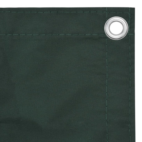 Vidaxl balkonscherm 75x600 cm oxford stof donkergroen