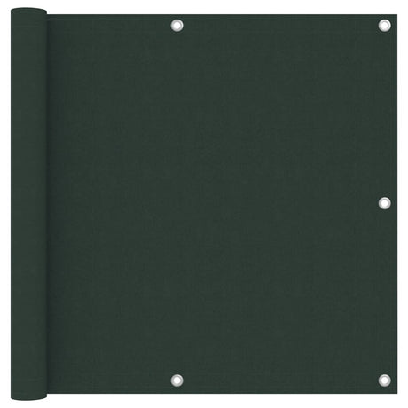 Vidaxl balkonscherm 90x400 cm oxford stof donkergroen