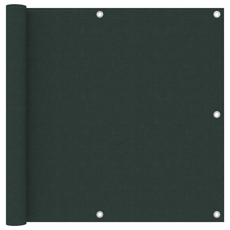 Vidaxl balkonscherm 90x500 cm oxford stof donkergroen