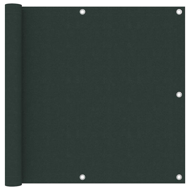 Vidaxl balkonscherm 90x500 cm oxford stof donkergroen