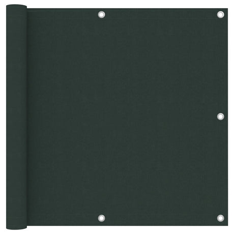 Vidaxl balkonscherm 90x600 cm oxford stof donkergroen