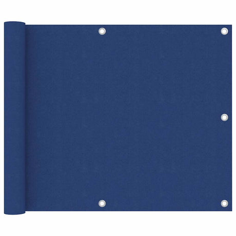 Vidaxl balkonscherm 75x300 cm oxford stof blauw