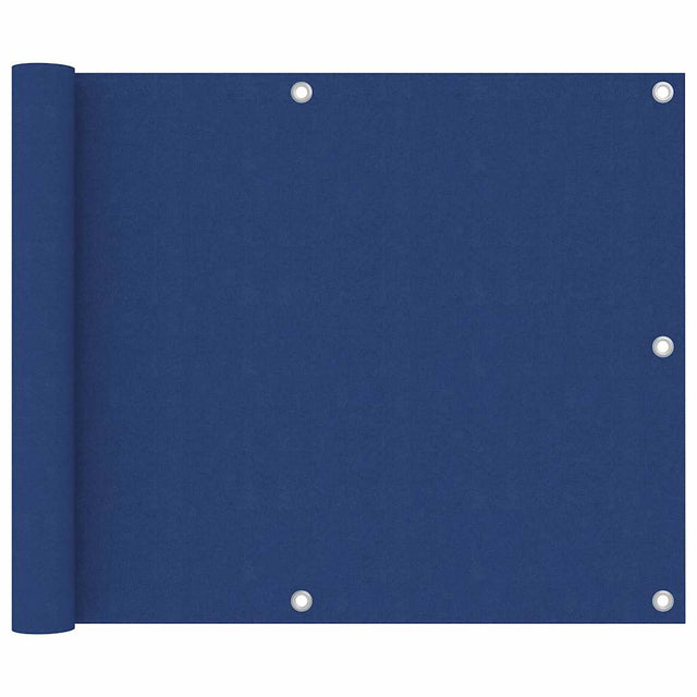 Vidaxl balkonscherm 75x500 cm oxford stof blauw