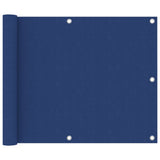 Vidaxl balkonscherm 75x600 cm oxford stof blauw