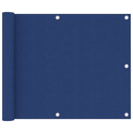 Vidaxl balkonscherm 75x600 cm oxford stof blauw