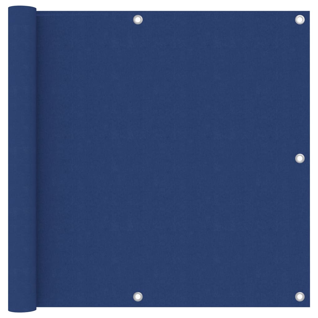 Vidaxl balkonscherm 90x600 cm oxford stof blauw