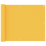 Vidaxl balkonscherm 75x500 cm oxford stof geel