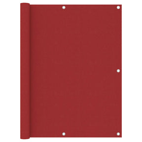 Vidaxl balkonscherm 120x300 cm oxford stof rood