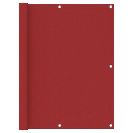 Vidaxl balkonscherm 120x600 cm oxford stof rood