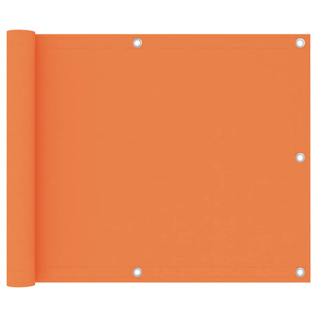 Vidaxl balkonscherm 75x300 cm oxford stof oranje