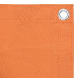 Vidaxl balkonscherm 75x300 cm oxford stof oranje