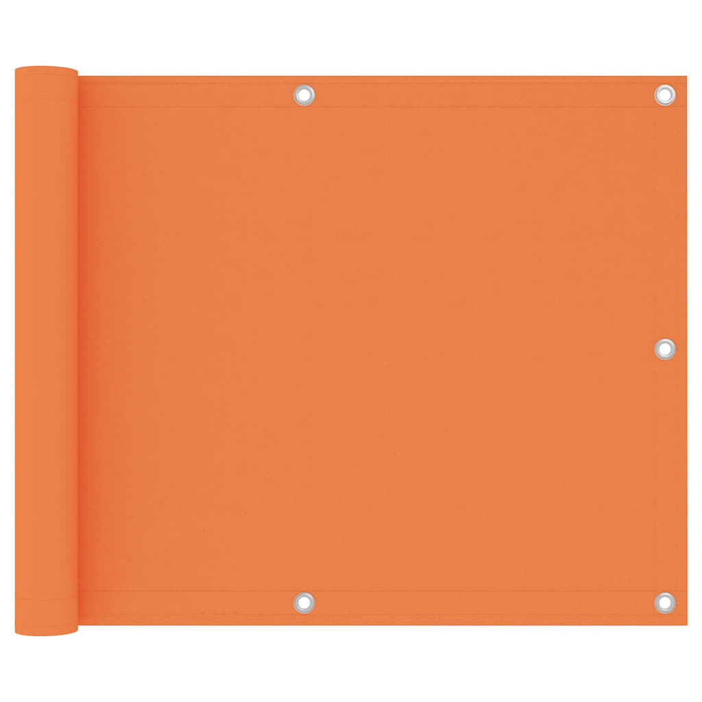 Vidaxl balkonscherm 75x400 cm oxford stof oranje