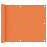 Vidaxl balkonscherm 75x400 cm oxford stof oranje