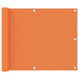 Vidaxl balkonscherm 75x500 cm oxford stof oranje
