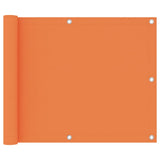 Vidaxl balkonscherm 75x600 cm oxford stof oranje