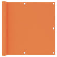 Vidaxl balkonscherm 90x400 cm oxford stof oranje