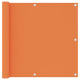 Vidaxl balkonscherm 90x600 cm oxford stof oranje