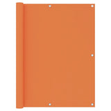Vidaxl balkonscherm 120x300 cm oxford stof oranje