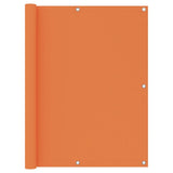 Vidaxl balkonscherm 120x400 cm oxford stof oranje