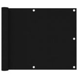 Vidaxl balkonscherm 75x300 cm oxford stof zwart