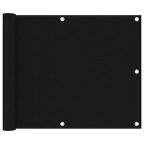 Vidaxl balkonscherm 75x300 cm oxford stof zwart