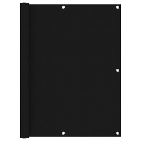 Vidaxl balkonscherm 120x600 cm oxford stof zwart