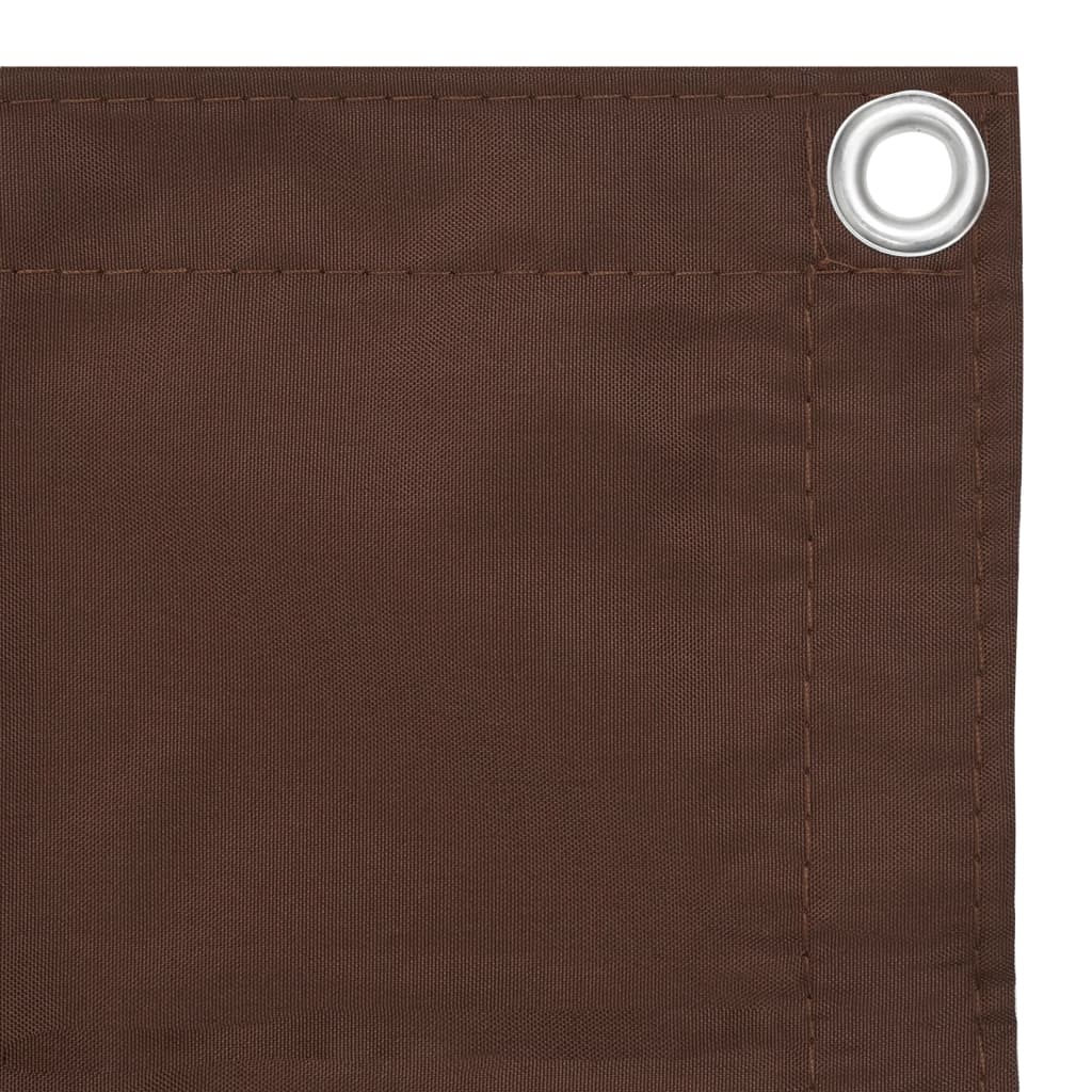 Vidaxl balkongskärm 75x300 cm Oxford Fabric Brown