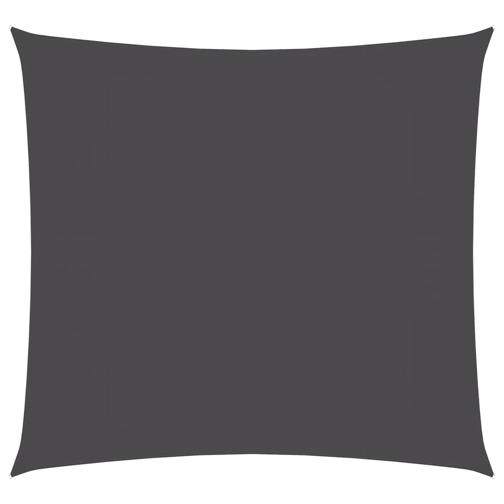 Vidaxl Sunshade Square 3x3 M Oxford Fabric Anthracite -colored