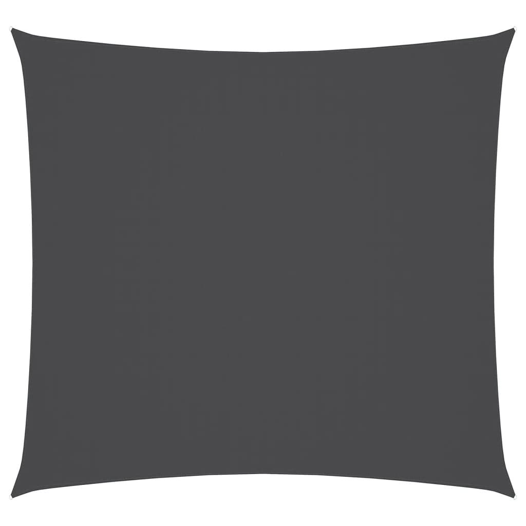 Vidaxl Sunshade Square 4x4 M Oxford Fabric Anthracite -färgad