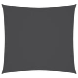 Vidaxl Sunshade Square 4x4 M Oxford tissu anthracite -colored