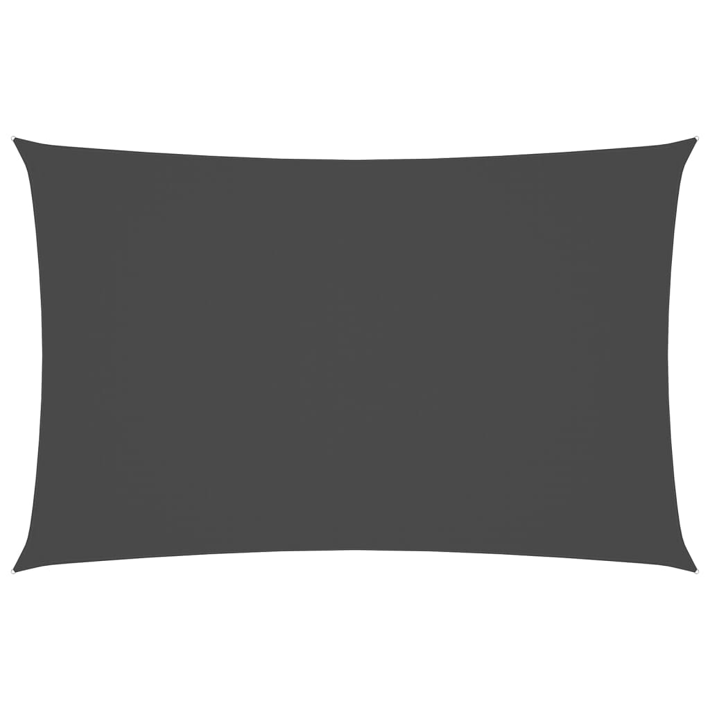 Vidaxl Sunshade rectangulaire 2x5 m oxford tissu anthracite -colored