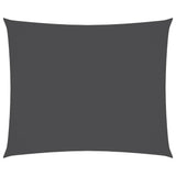 Vidaxl Sunshade Rectangular 2,5x3,5 M Oxford Fabric Anthracite -färgad