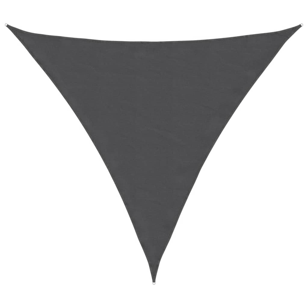 Vidaxl Sunshade Triangular 3x3x3 M Oxford Fabric Anthracite -färgad