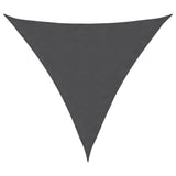 Vidaxl Sunshade Triangular 3x3x3 M Oxford Fabric Anthracite -färgad