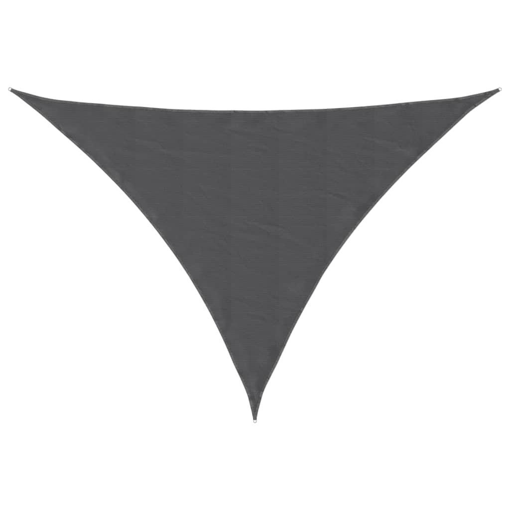 Vidaxl Sunshade Triangular 3x4x4 M Oxford Stoffanthrazit -gelöscht