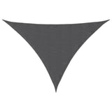 Vidaxl Sunshade Triangular 3x4x4 M Oxford Fabric Anthracite -färgad