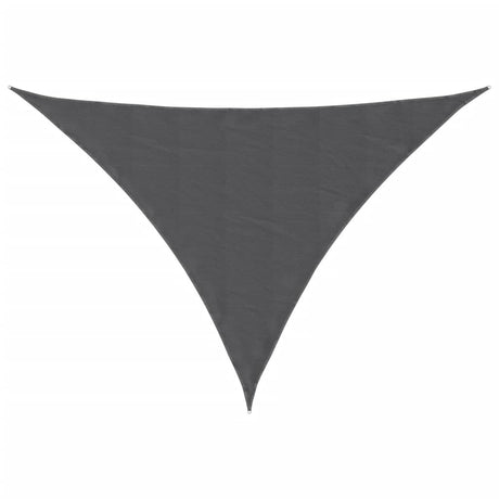 Vidaxl zonnescherm driehoekig 3,5x3,5x4,9 m oxford stof antracietkleur