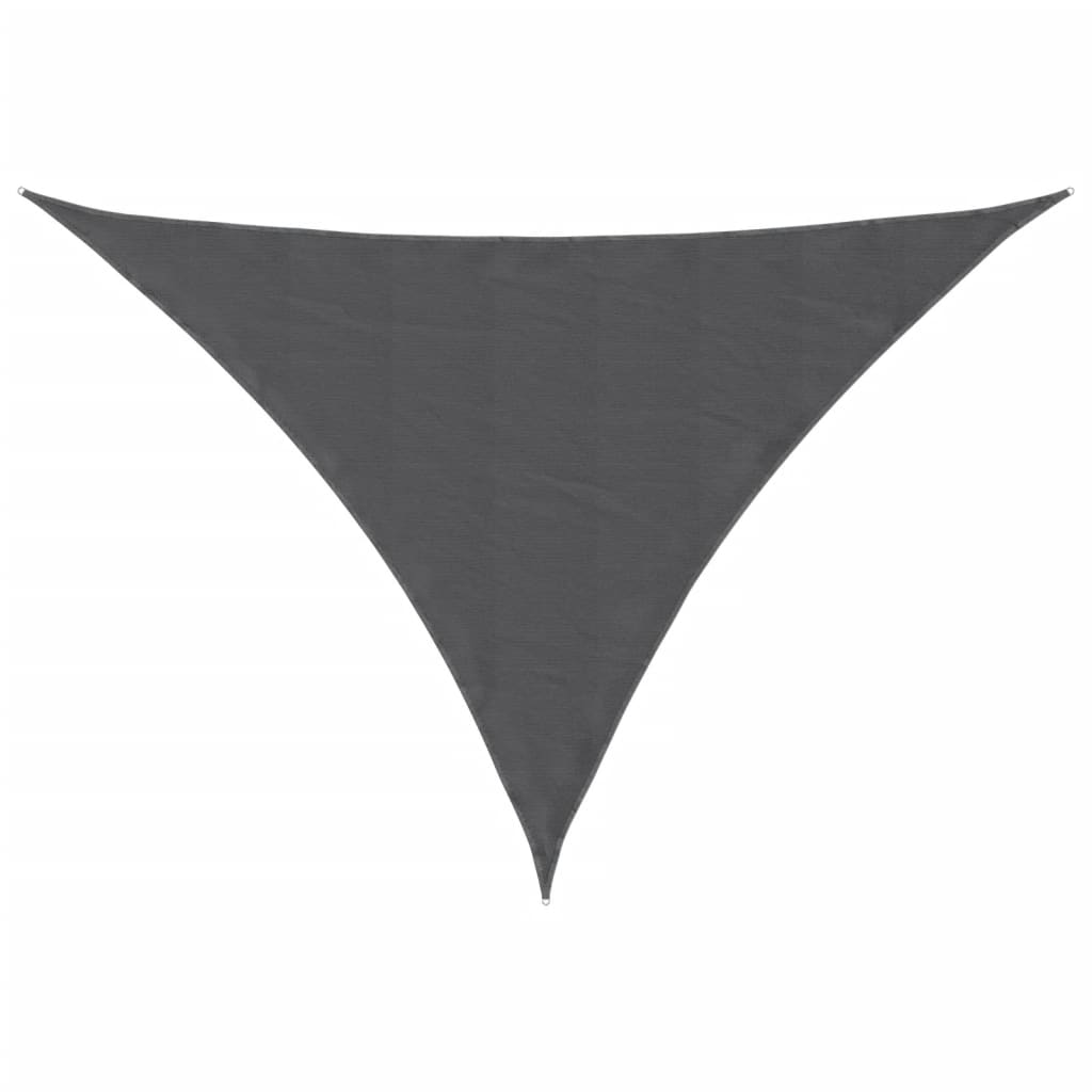 Vidaxl Sunshade Triangular 3,5x3,5x4,9 m Oxford Fabric Anthracite Color